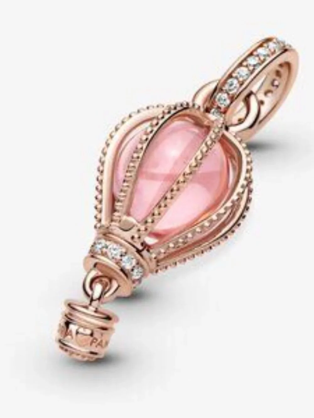 Pandora Sparkling Pink Hot Air Balloon Dangle Charm